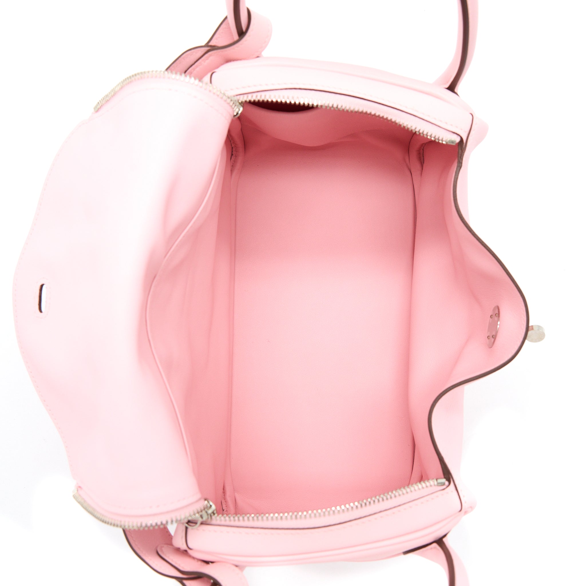 Hermes Lindy 30 Swift 3Q Rose Sakura SHW Stamp X - Image 6