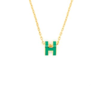 Hermes Mini Pop H Malachite GHW