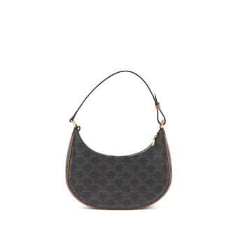 Celine Ava Bag in Triomphe Canvas/Calfskin Tan GHW
