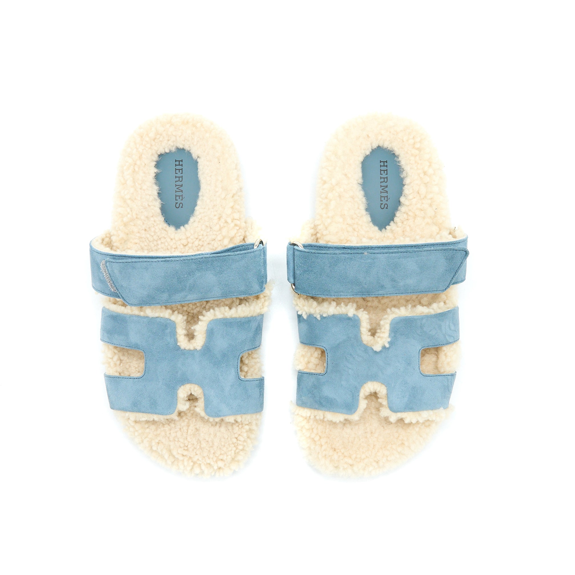 Hermes Size 36 Sandal Chypre Bleu Pineda - Image 3