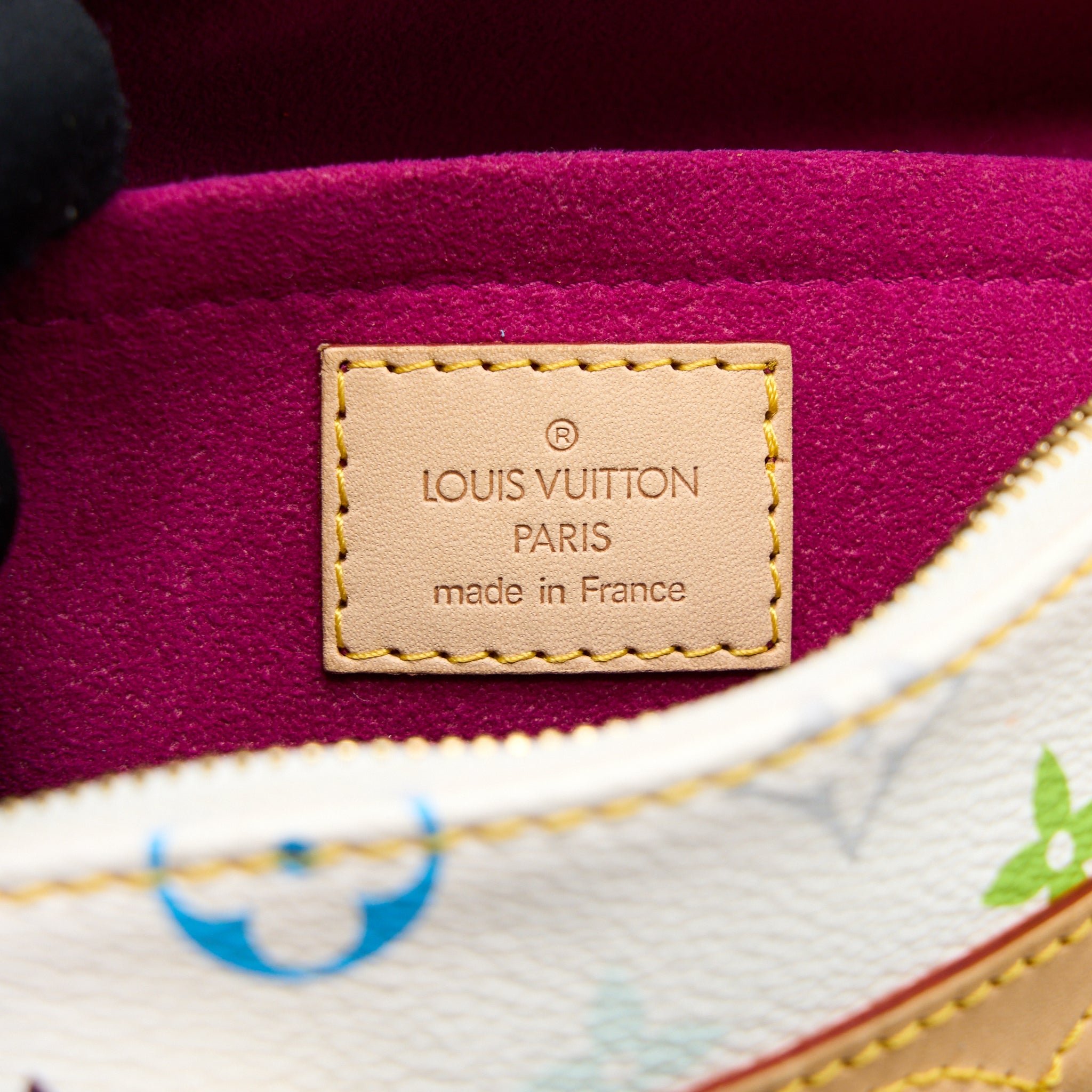 Louis Vuitton Vintage Speedy 25 Limited Edition White/Multicolour GHW - Image 13