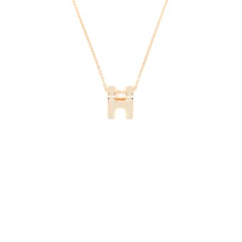 Hermes Pop H Pendant Marron Glacé RGHW