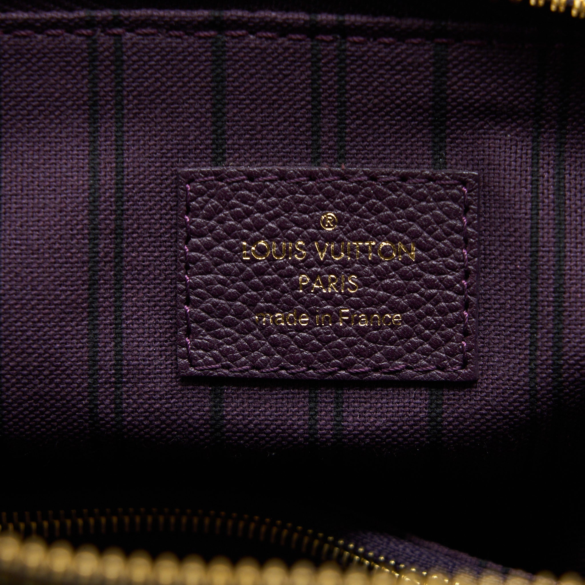 Louis Vuitton Petillance Tote Bag Monogram Empreinte Dark Purple GHW - Image 11