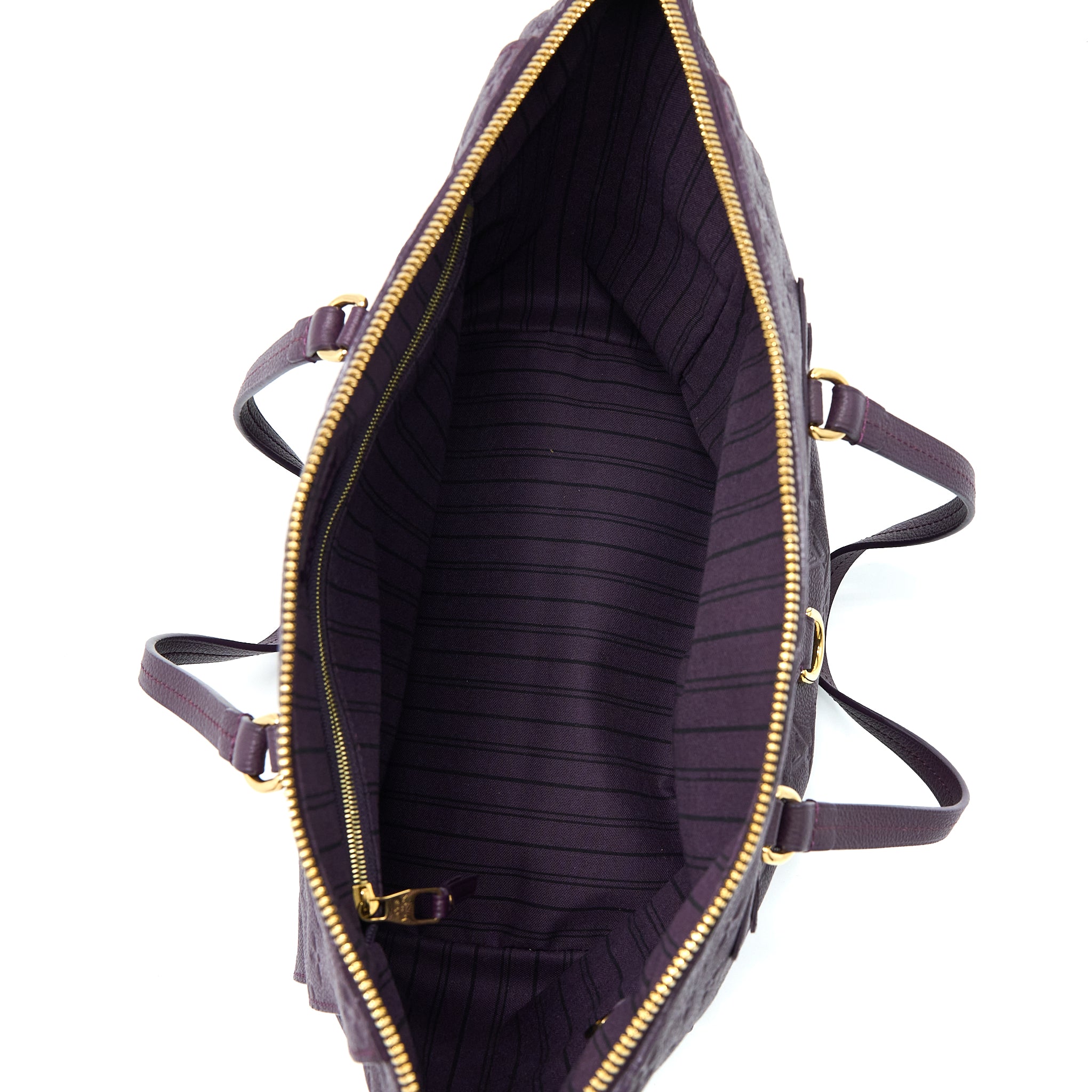 Louis Vuitton Petillance Tote Bag Monogram Empreinte Dark Purple GHW - Image 6