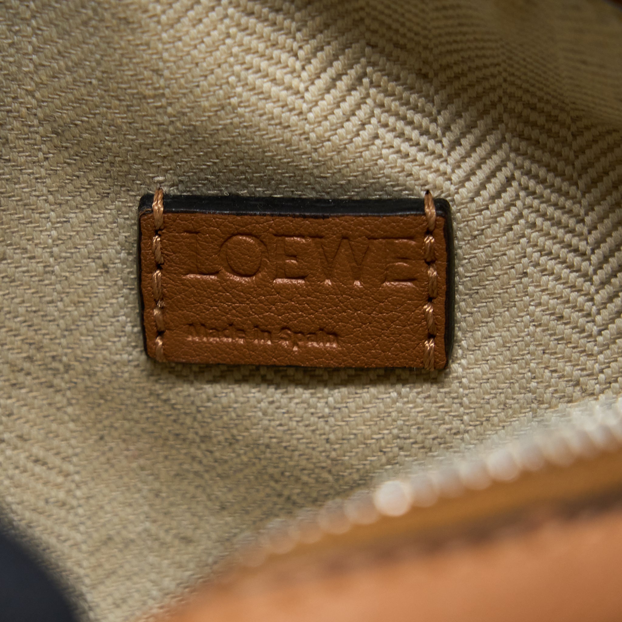 Loewe Mini Puzzle Bag Calfskin Tan SHW - Image 11