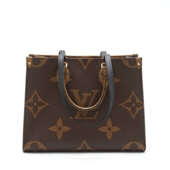 Louis Vuitton On The Go MM Monogram Reverse Canvas GHW