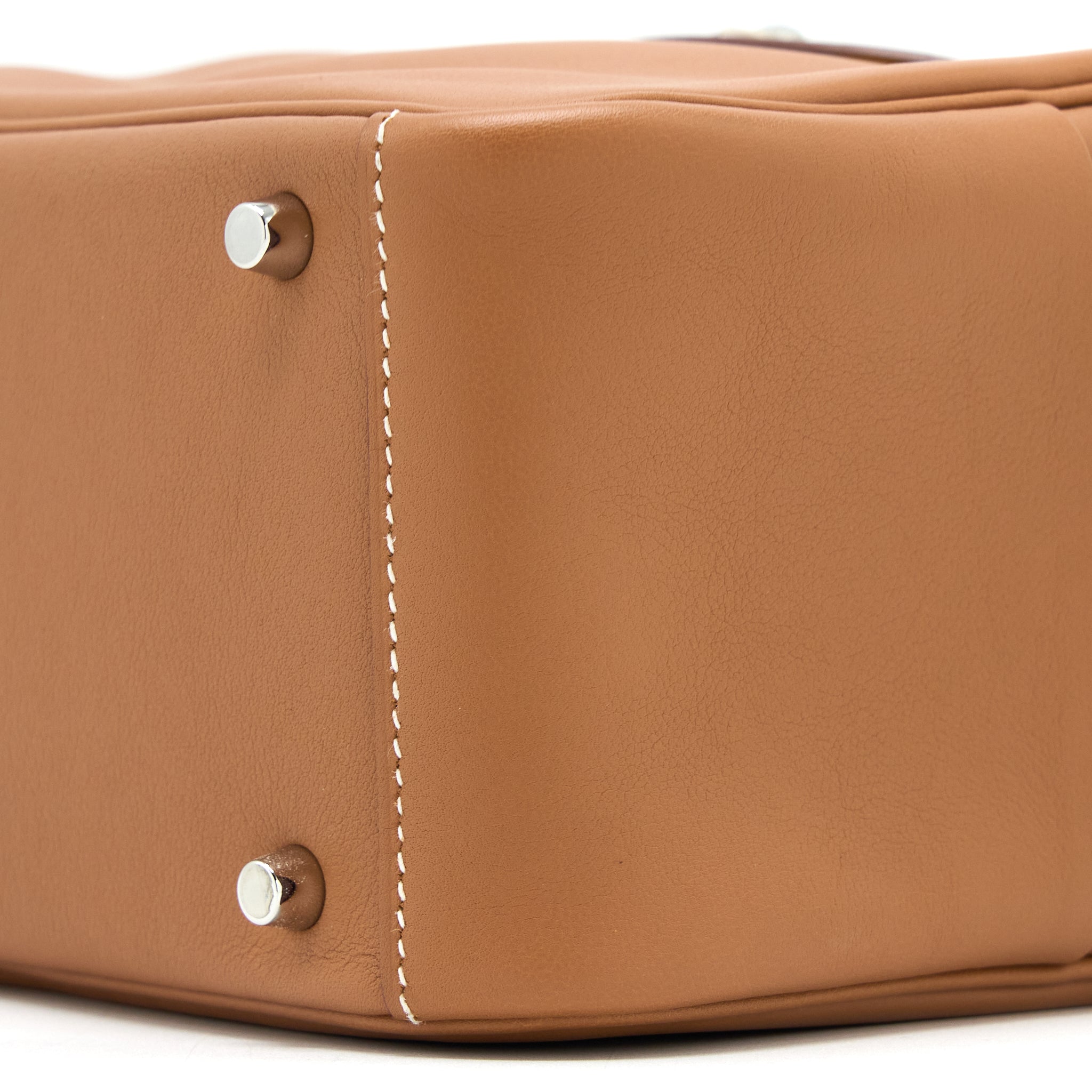 Hermes Mini Lindy Swift Gold/Amber Yellow SHW Stamp Z - Image 8