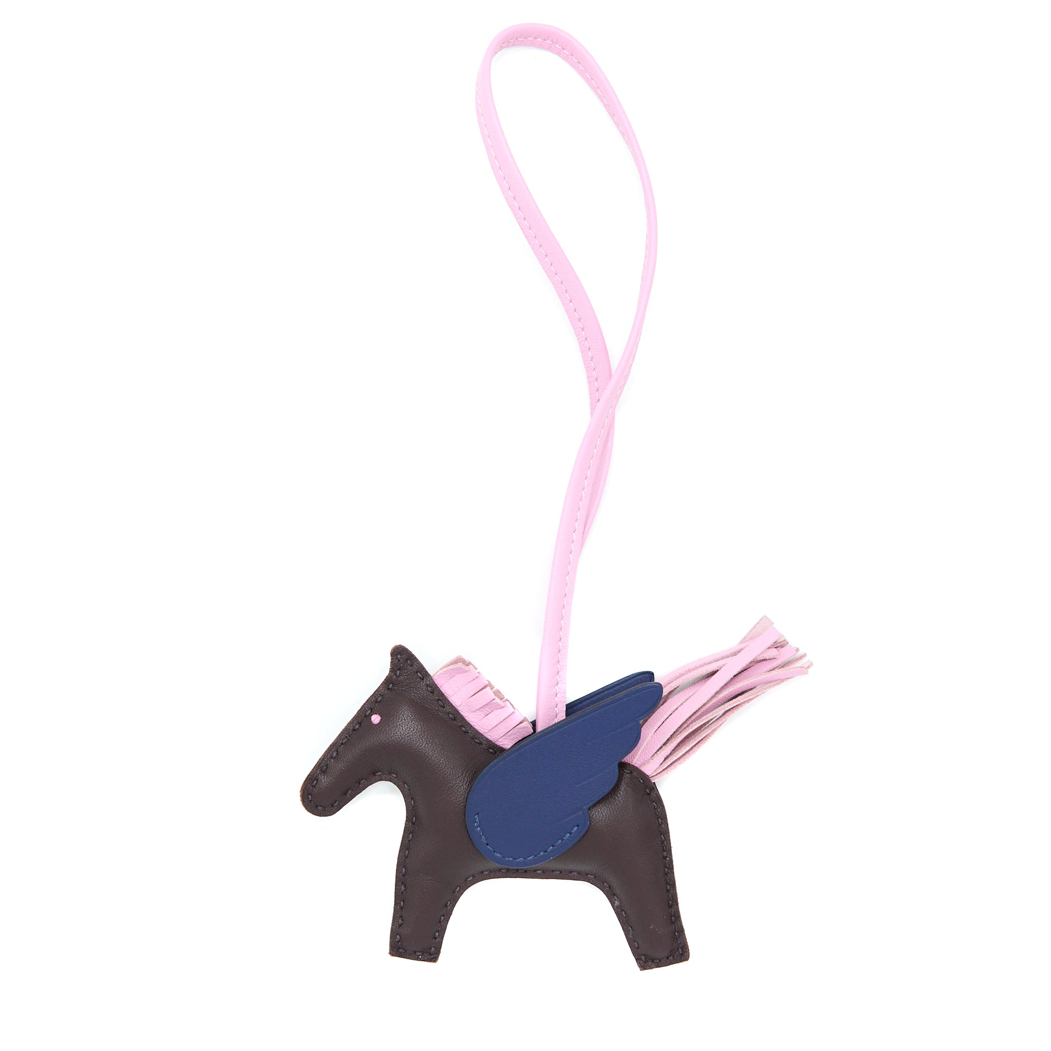 Hermes Rodeo Pegase PM Rouge Sellier/ Mauve Sylvestre / Blue Saphir