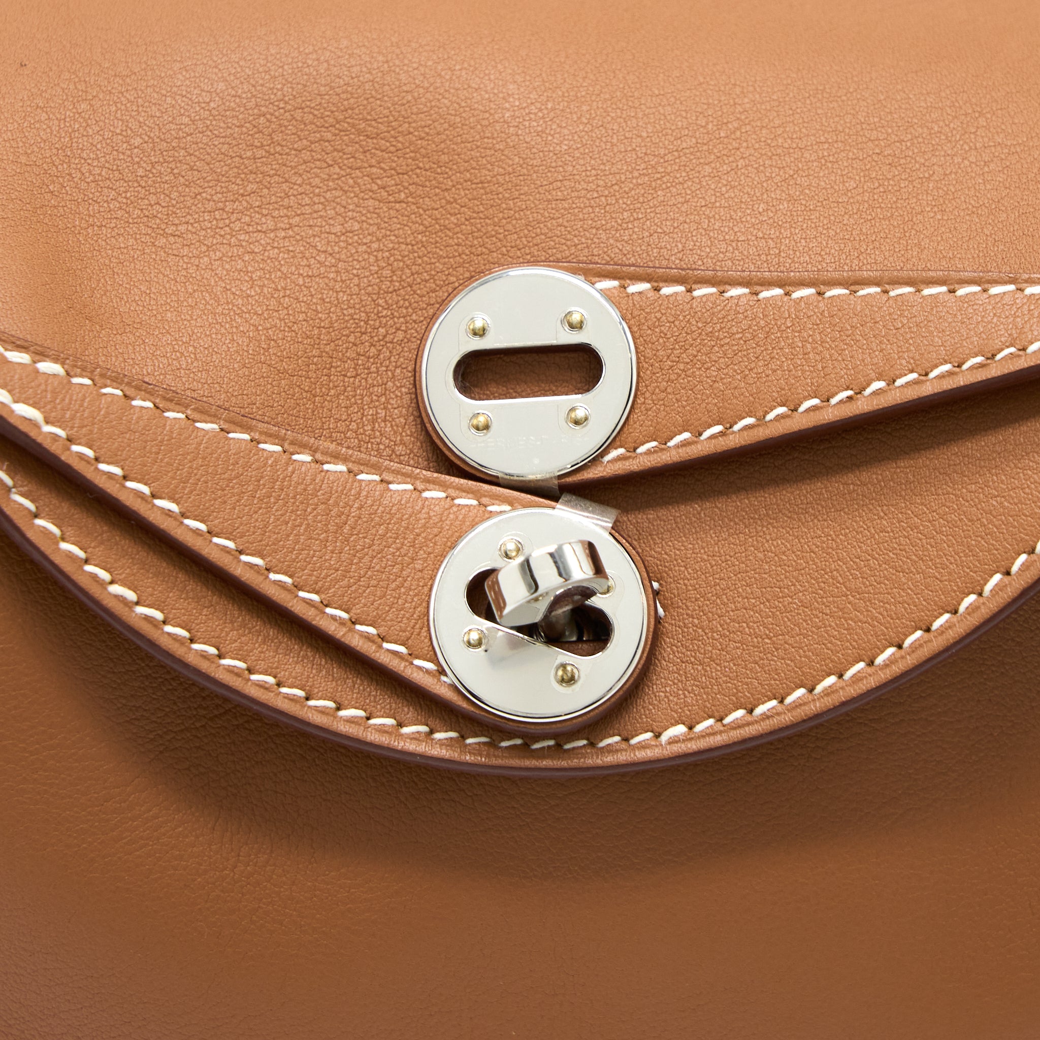 Hermes Mini Lindy Swift Gold/Amber Yellow SHW Stamp Z - Image 7