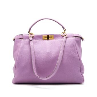 Fendi Extra Large Peekaboo Bag Purple