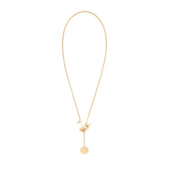Hermes Ex-Libris Pendant Small Model Rose Gold