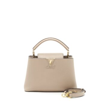 Louis Vuitton Capucines BB Taurillon Galet GHW