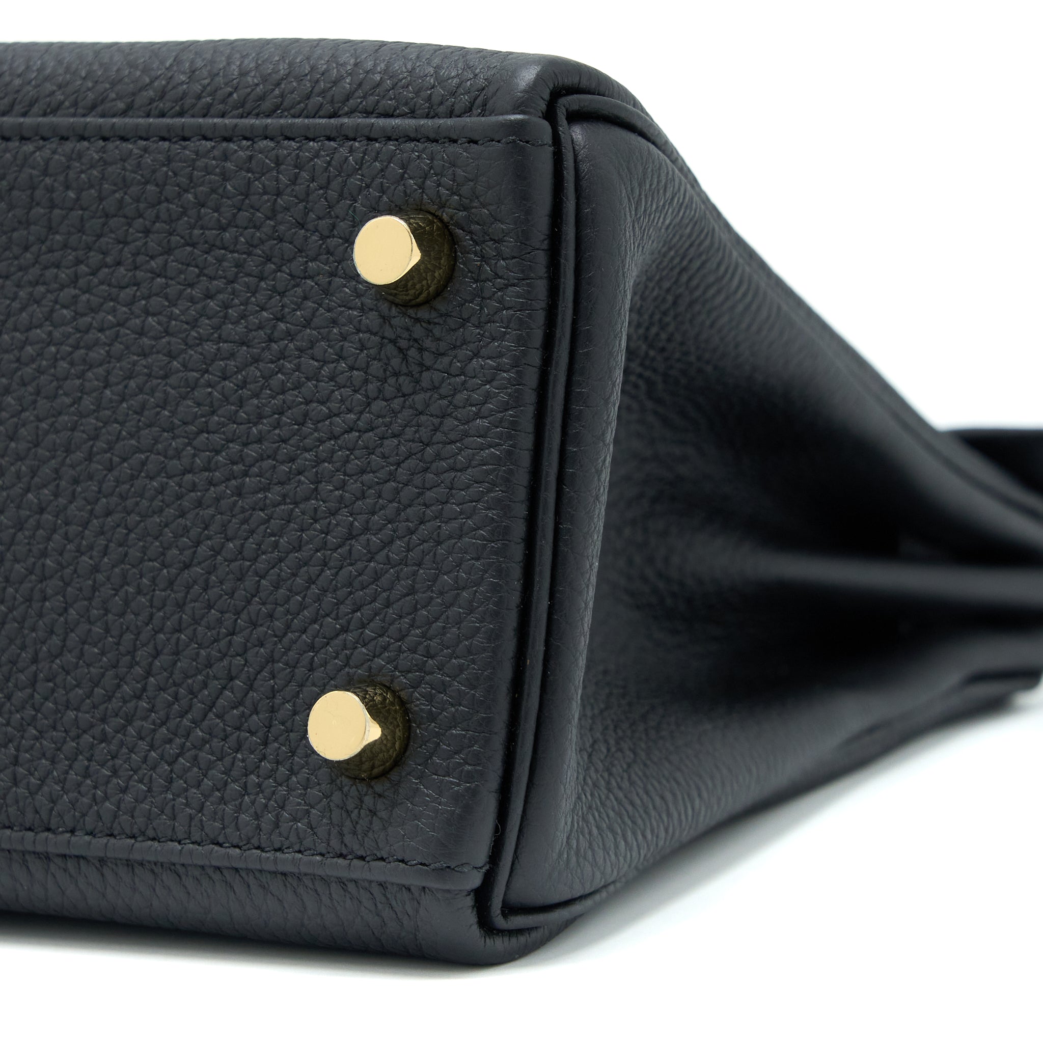 Hermes Kelly 25 Togo Black GHW Stamp U - Image 7