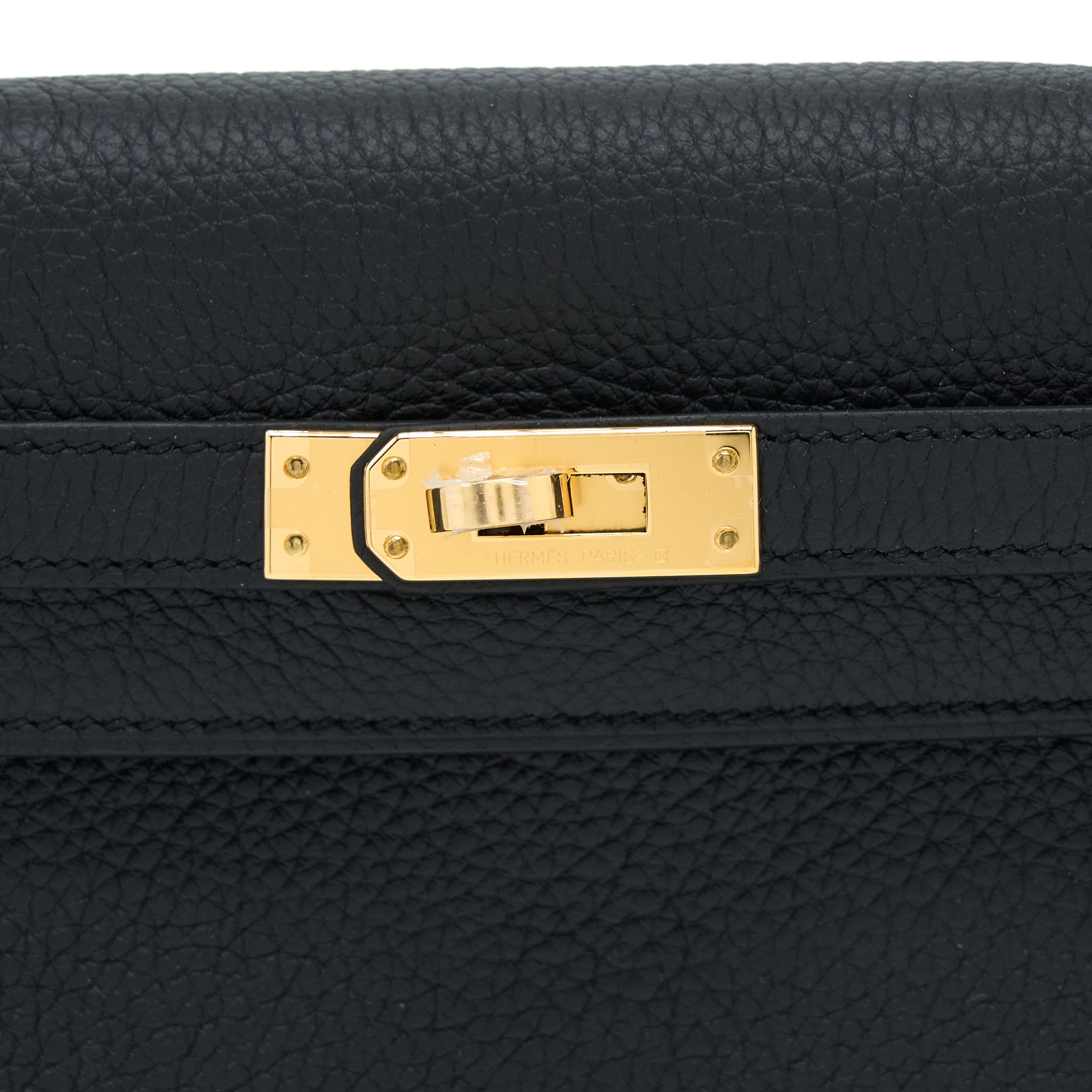 Hermes Kelly 25 Togo Black GHW Stamp U - Image 10