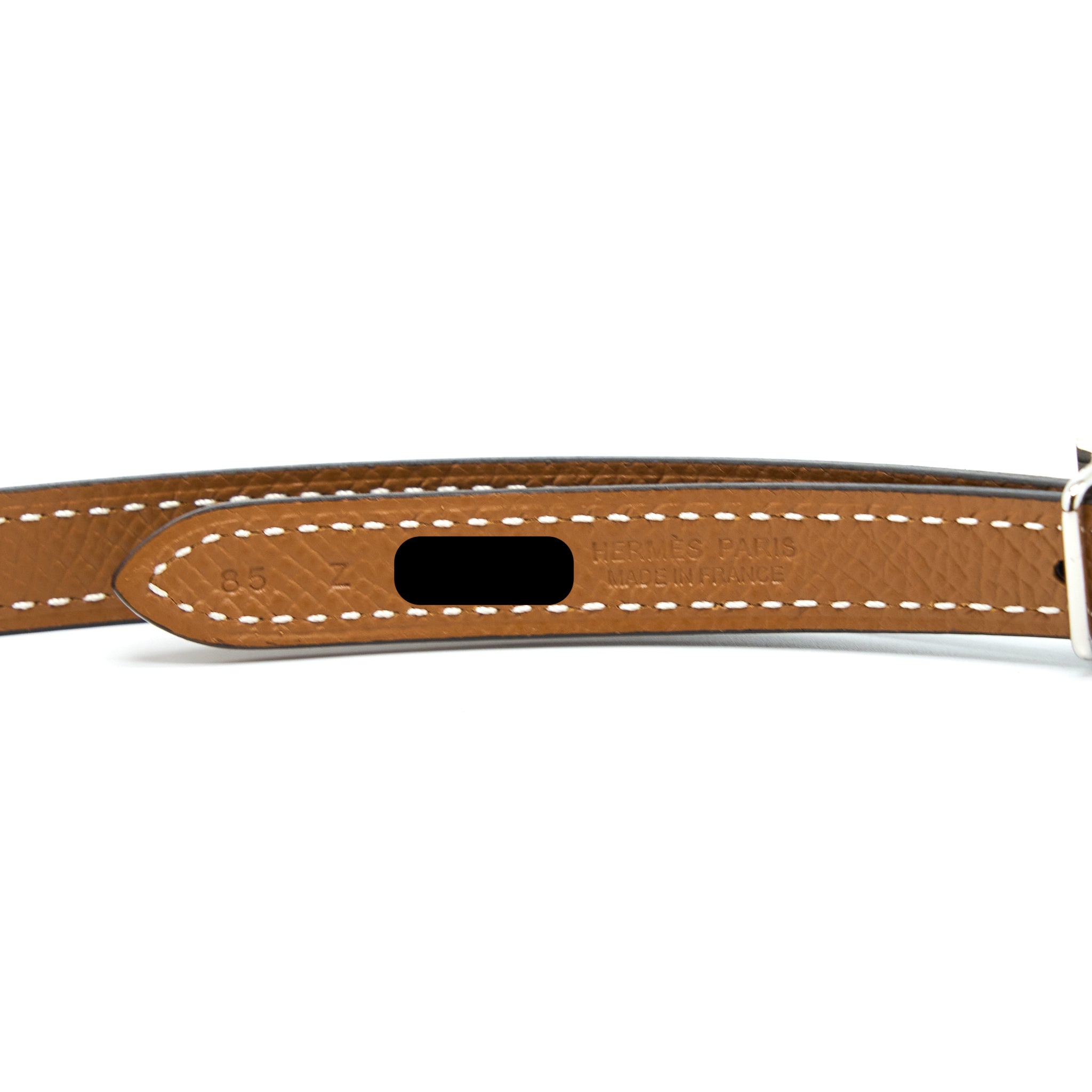 Hermes Size 85 H Buckle Reversible Belt Swift/Epsom Black/Gold SHW Stamp Z - Image 5