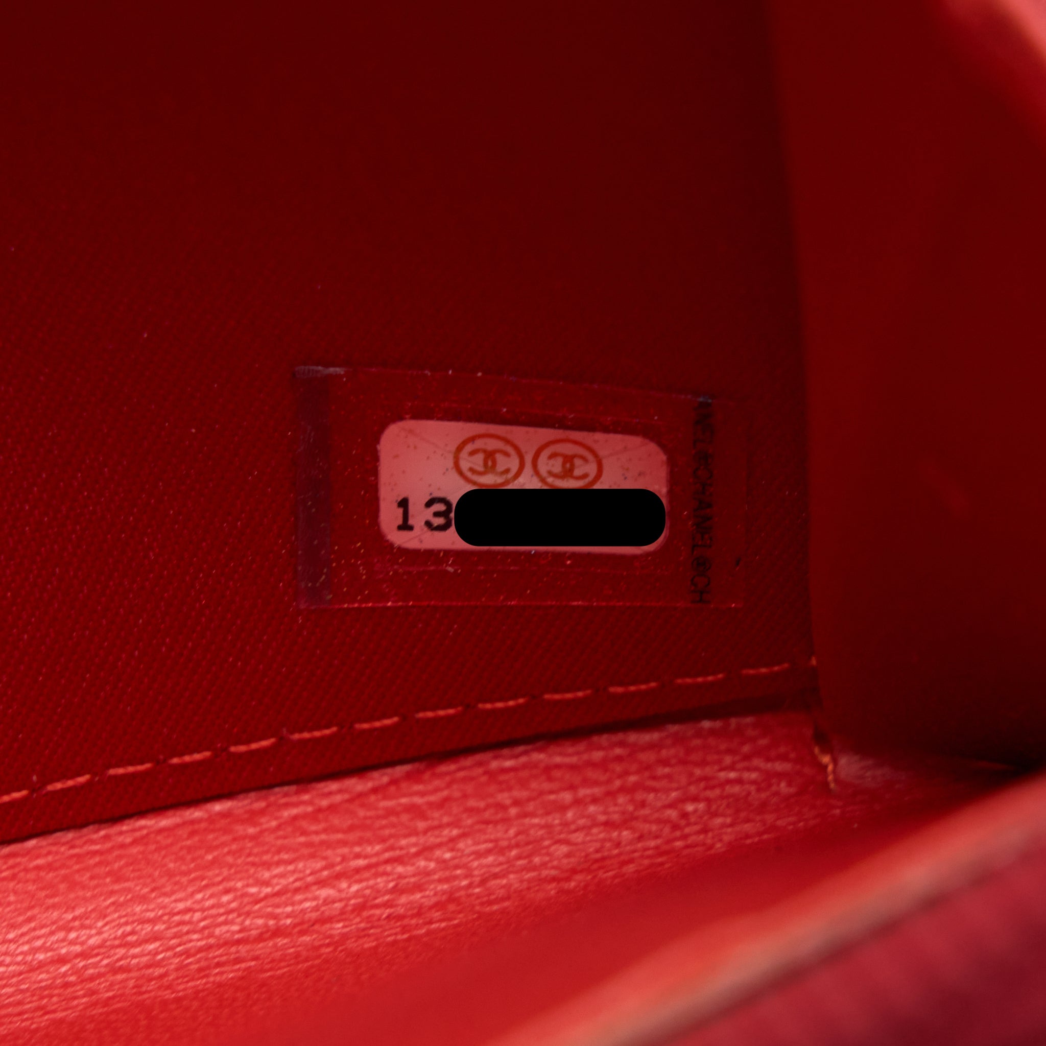 Chanel Camellia Long Wallet Lambskin Red SHW - Image 10