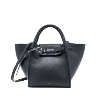 Celine Big Bag Leather Black SHW