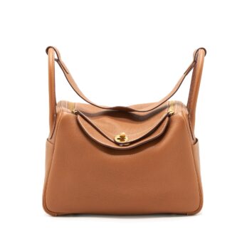 Hermes Lindy 30 Clemence Gold GHW Stamp A