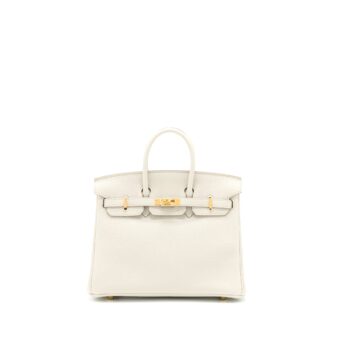 Hermes Birkin 25 Togo 8L Beton GHW Stamp U