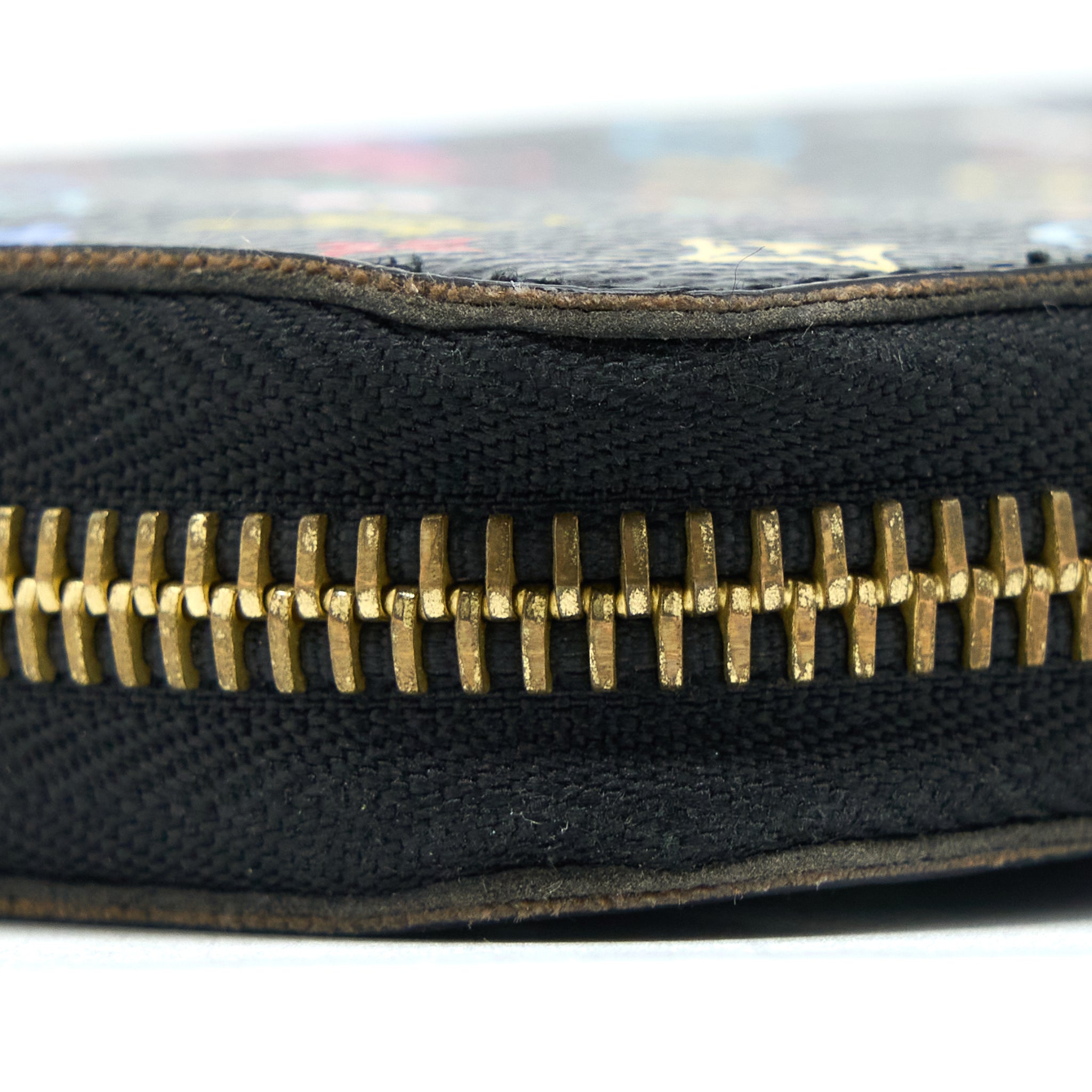 Louis Vuitton Zippy Long Wallet Black Multicolour Monogram Canvas GHW - Image 7