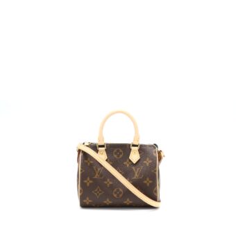 Louis Vuitton Nano Speedy Monogram Canvas GHW