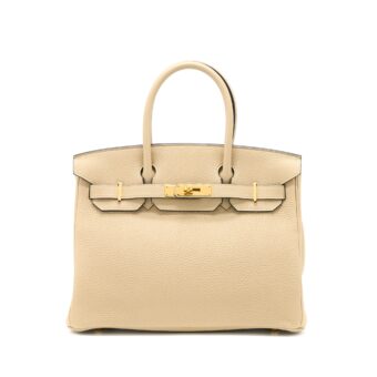 Hermes Birkin 30 Togo Trench GHW Stamp X