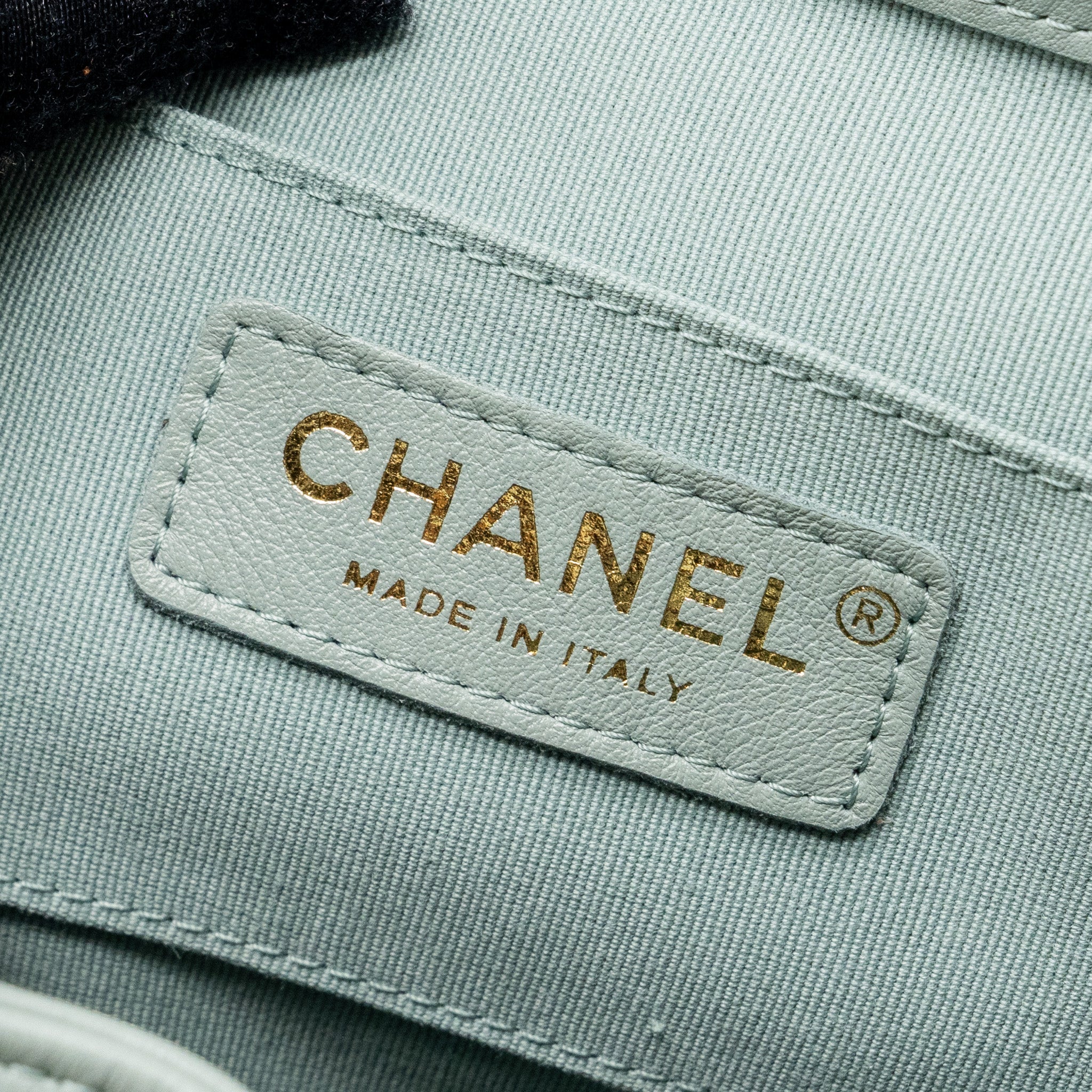 Chanel 23C Mini Duma Backpack Calfskin Light Grey LGHW (Microchip) - Image 15