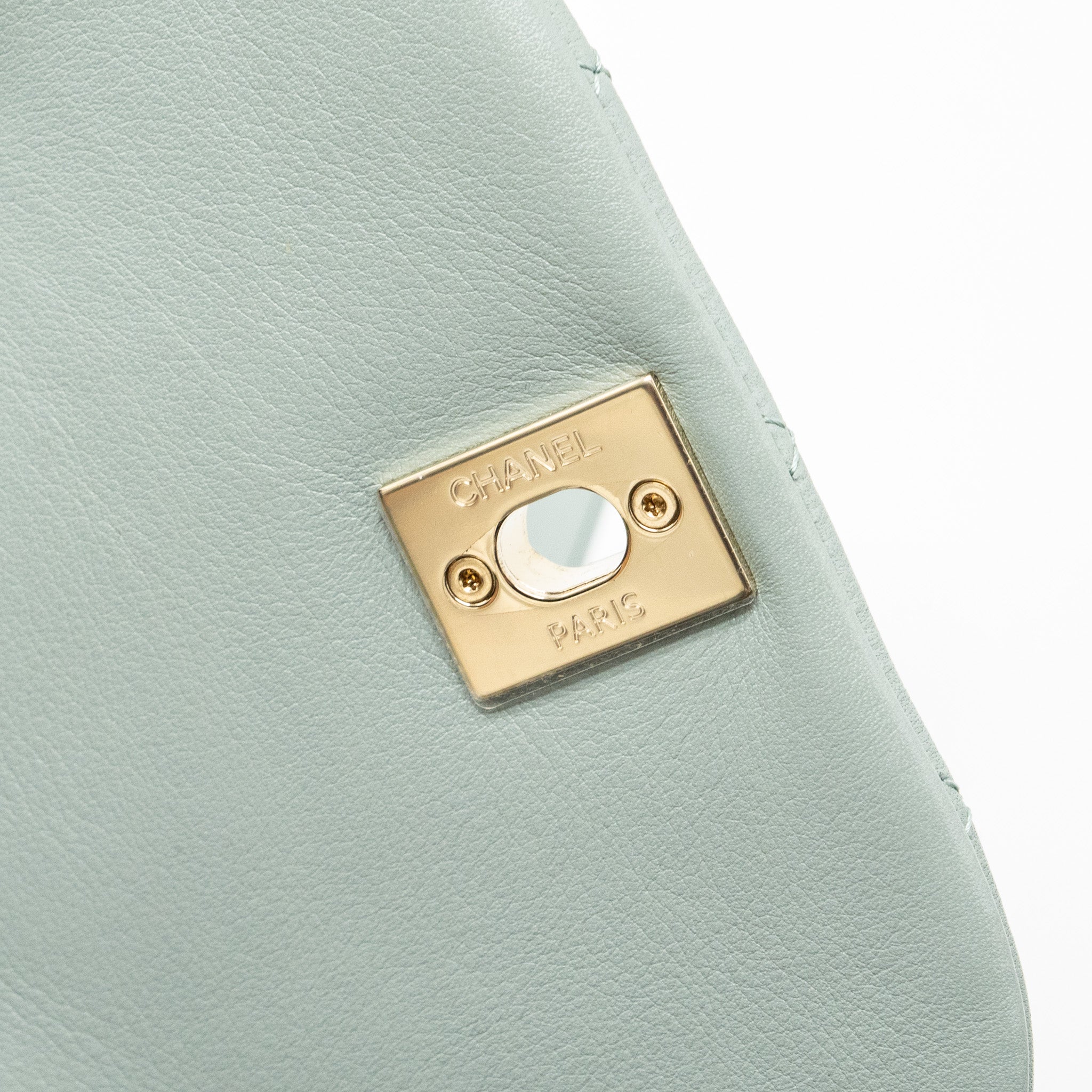 Chanel 23C Mini Duma Backpack Calfskin Light Grey LGHW (Microchip) - Image 11