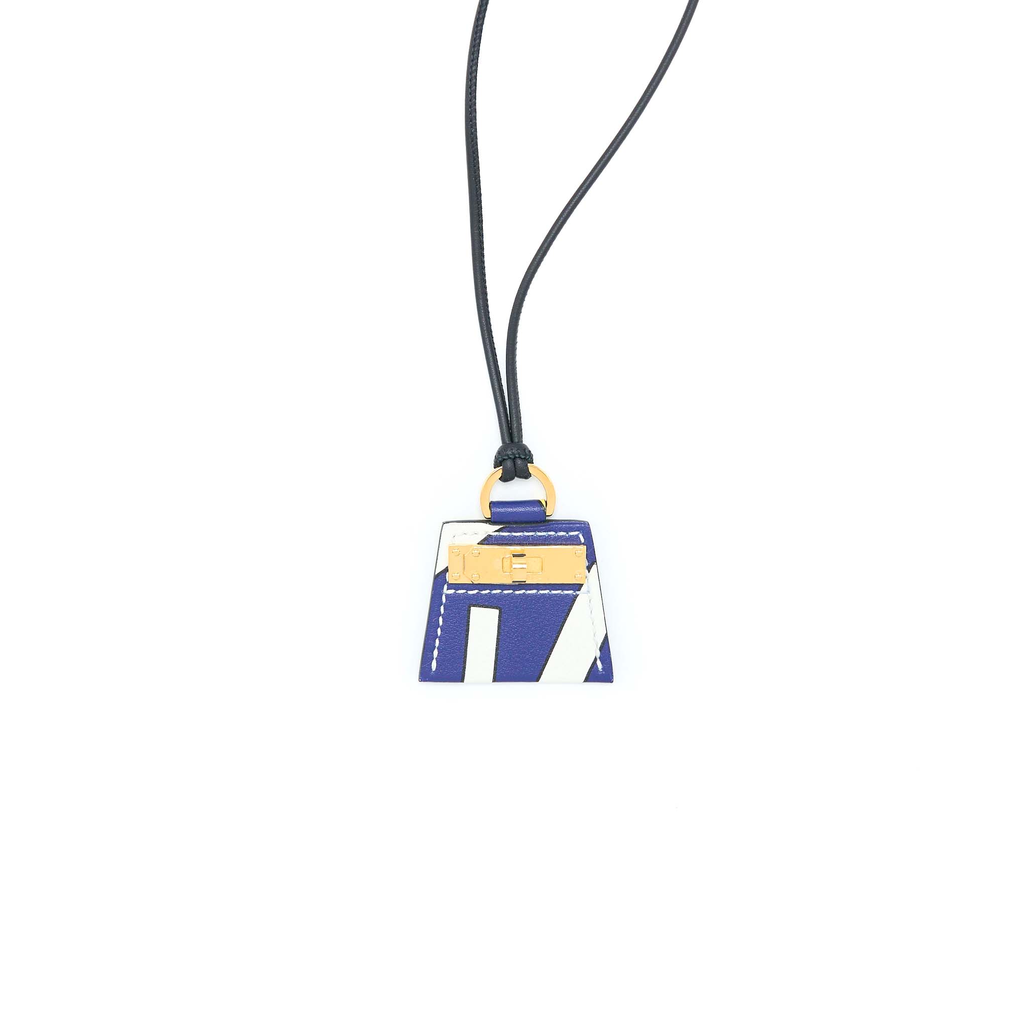 Hermes Monpetitkelly Printed Pendant Small Model Swift Multicoloured GHW