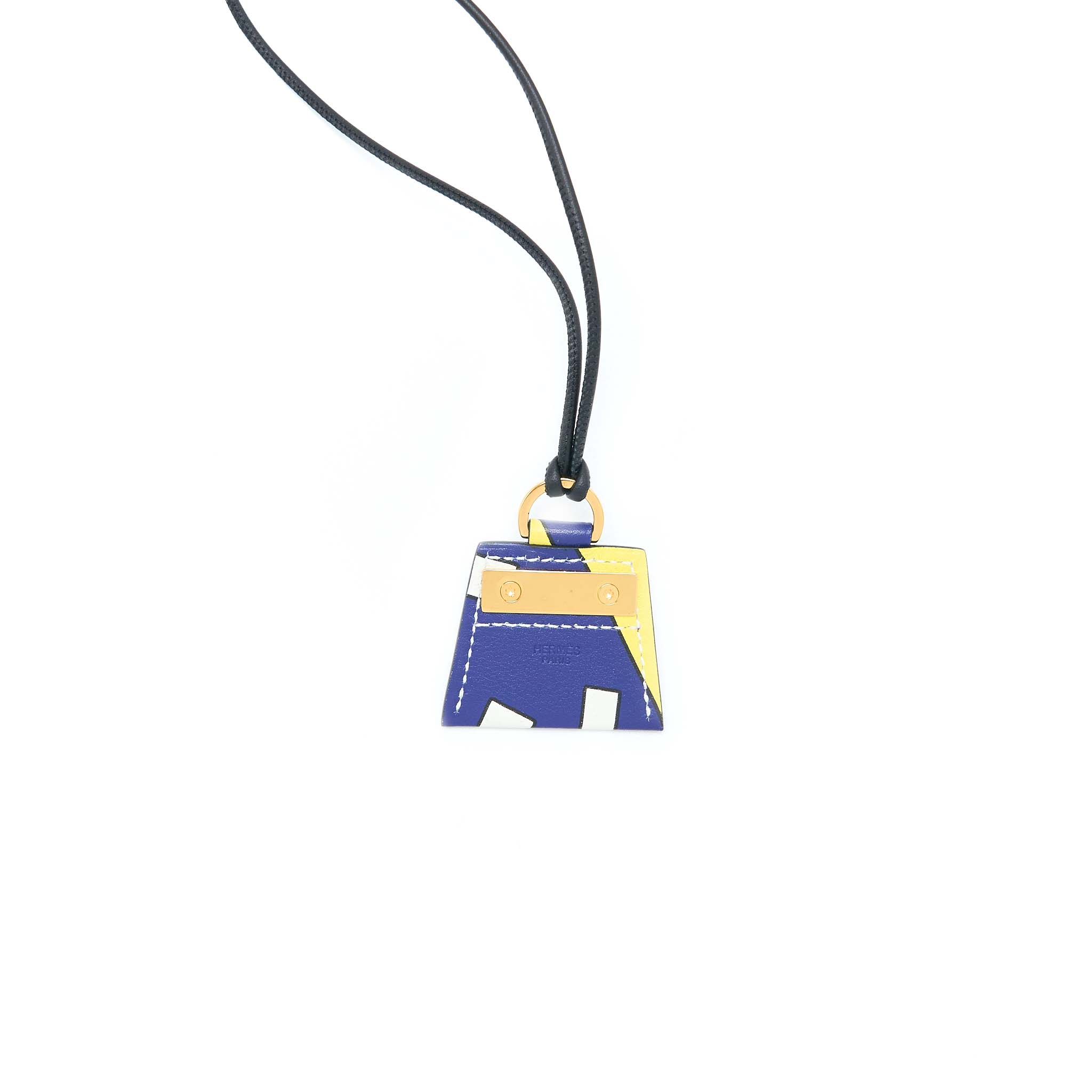 Hermes Monpetitkelly Printed Pendant Small Model Swift Multicoloured GHW - Image 4