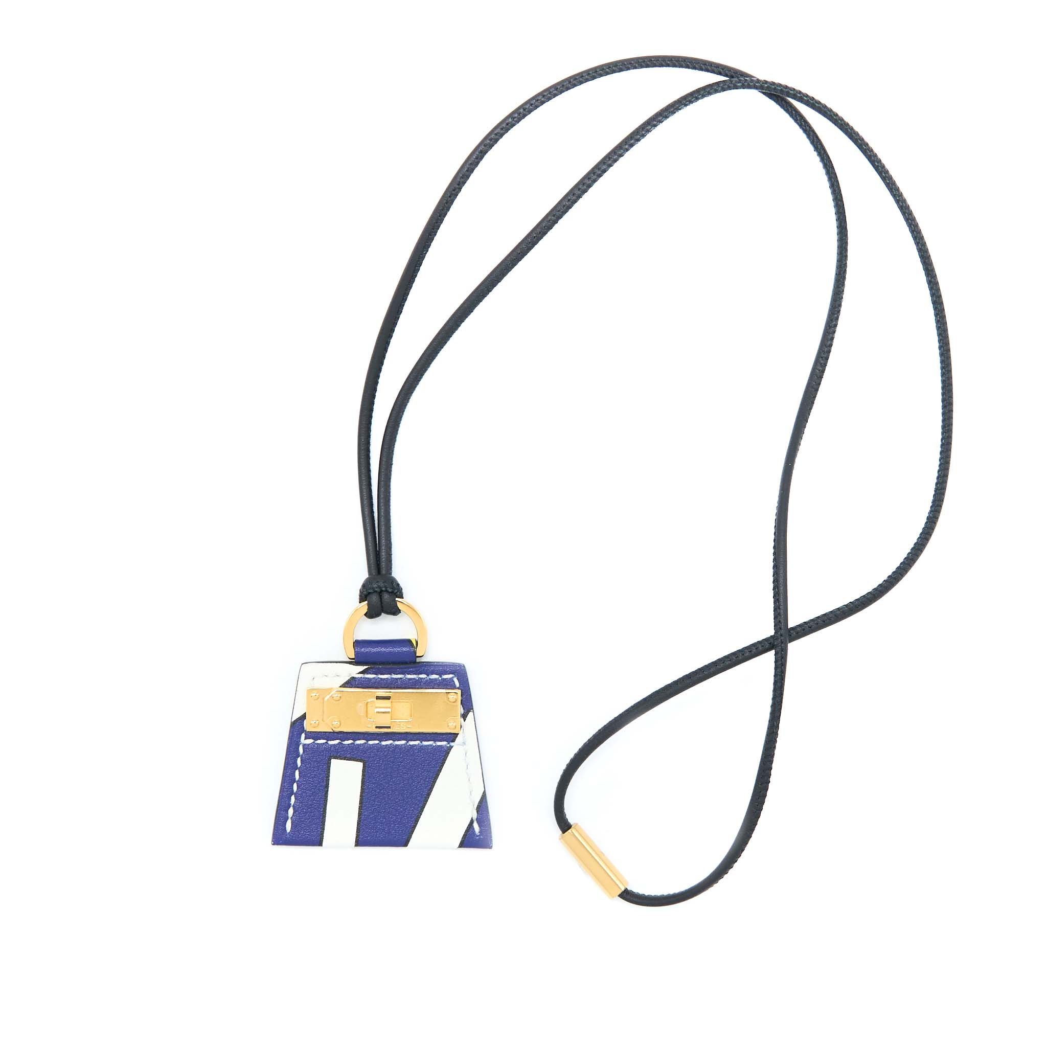 Hermes Monpetitkelly Printed Pendant Small Model Swift Multicoloured GHW - Image 2