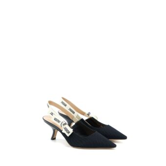 Dior Size 37.5 Dior J’adore Slingback Heels Black