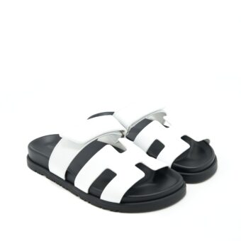 Hermes Size 36.5 Blanc Chypre Sandal