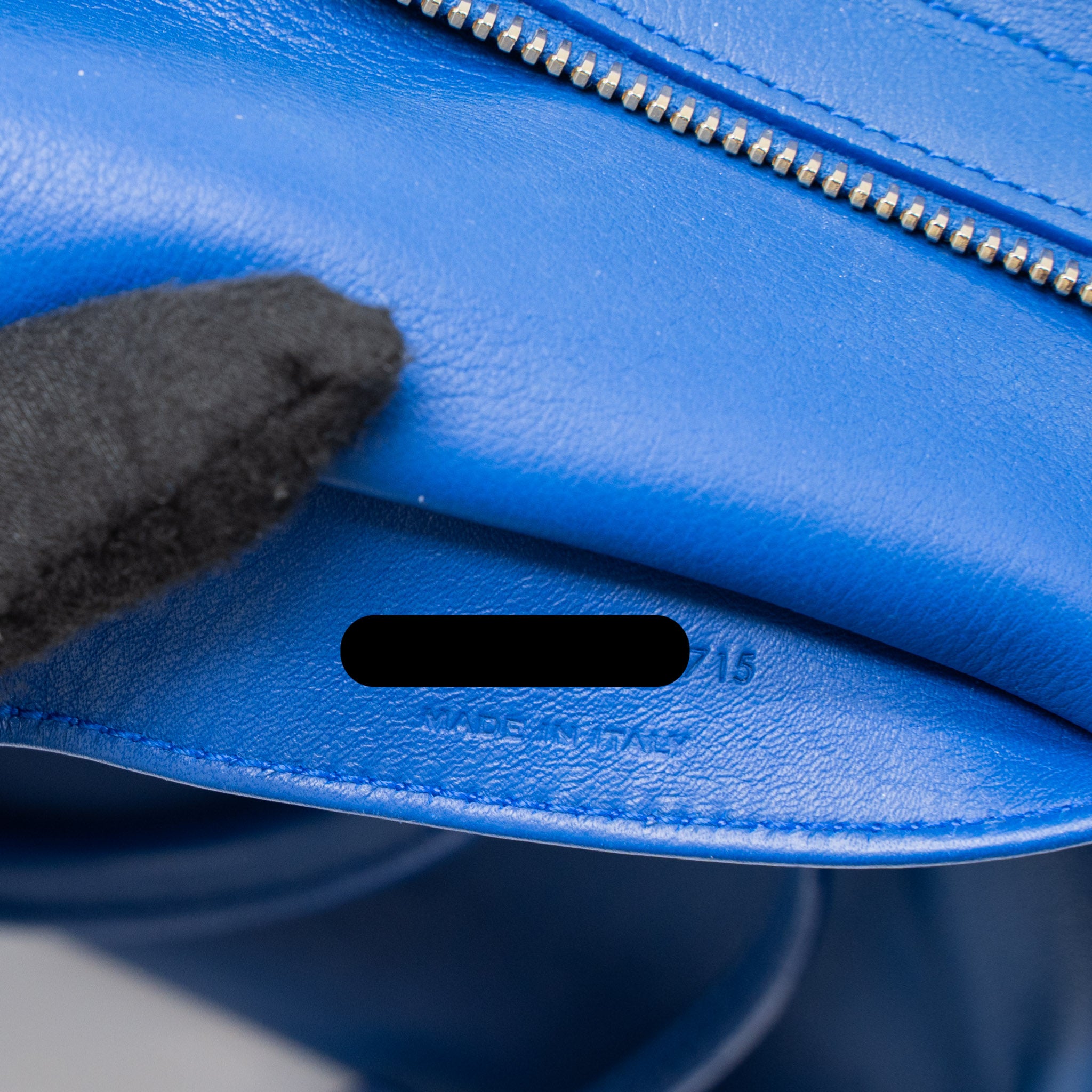 Saint Laurent Cabas Tote Bag Calfskin Blue GHW - Image 14