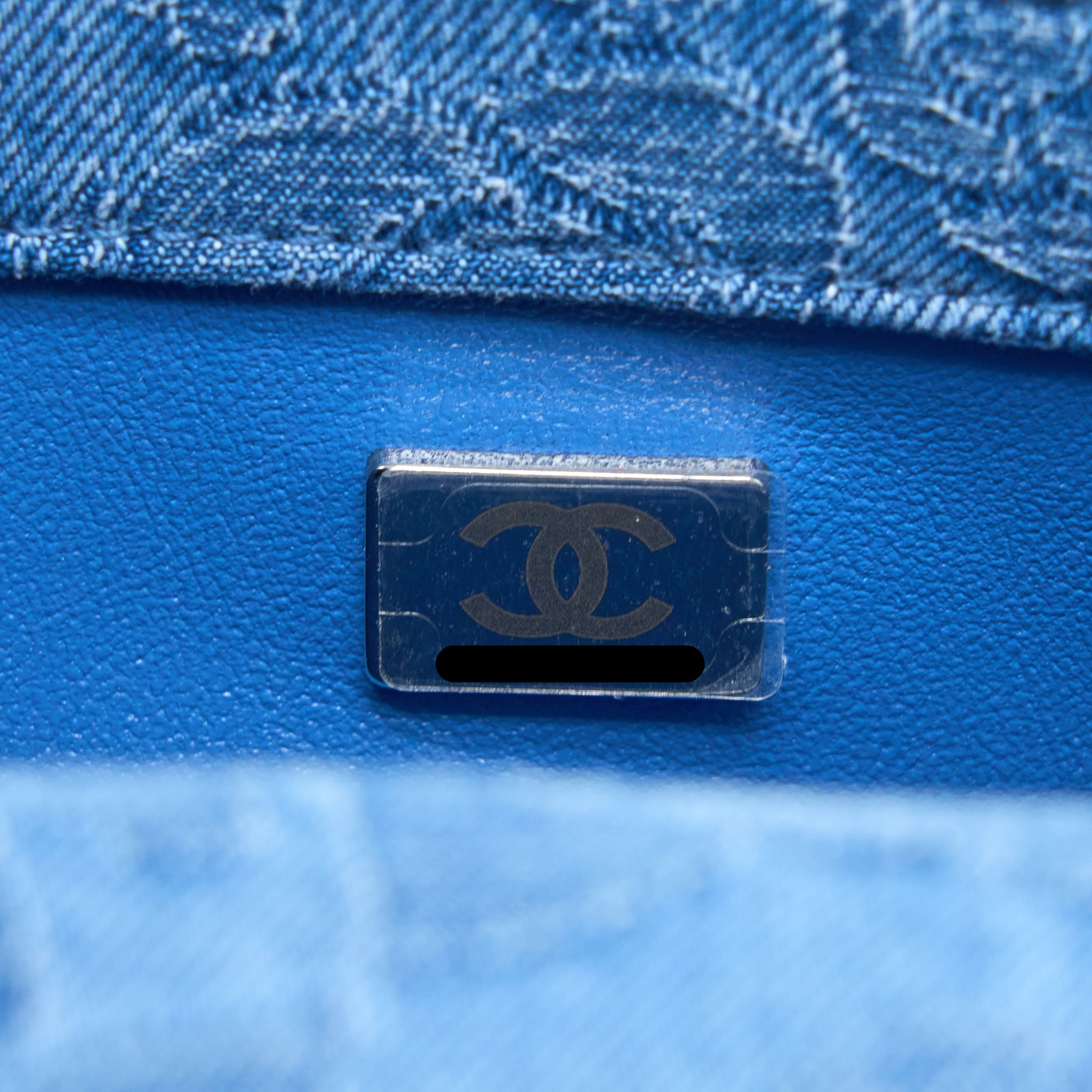 Chanel Coco Love Flap Bag Camellia Denim Blue SHW (Microchip) - Image 14