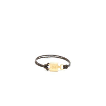 Louis Vuitton LV Padlock Bracelet GHW