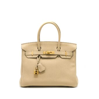Hermes Birkin 30 Togo Trench GHW Stamp X
