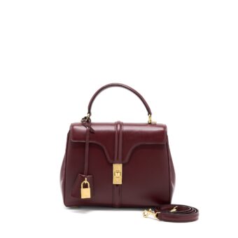 Celine Small 16 Bag Light Burgundy Calfskin GHW