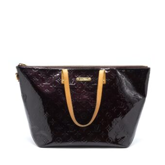 Louis Vuitton Vernis Bellevue GM Bag Patent Amarante GHW