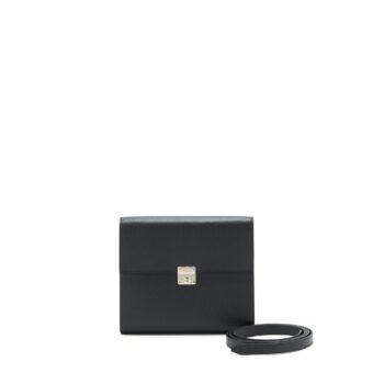 Hermes Clic 16 Wallet Epsom Black SHW stamp Y