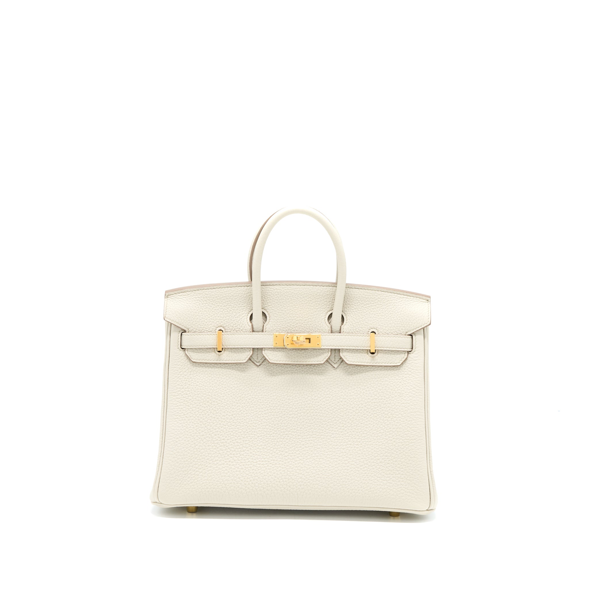 Hermes Birkin 25 Togo 8L Beton GHW Stamp U