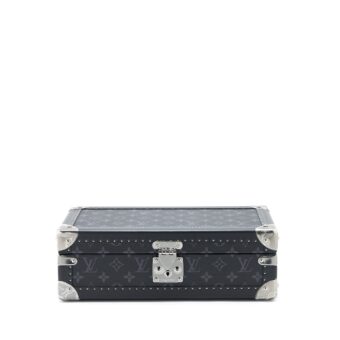 Louis Vuitton Coffret 8 Montres Watch Case Damier Graphite Canvas/Blue SHW