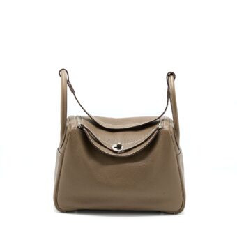 Hermes Lindy 30 Clemence Etoupe SHW Stamp A