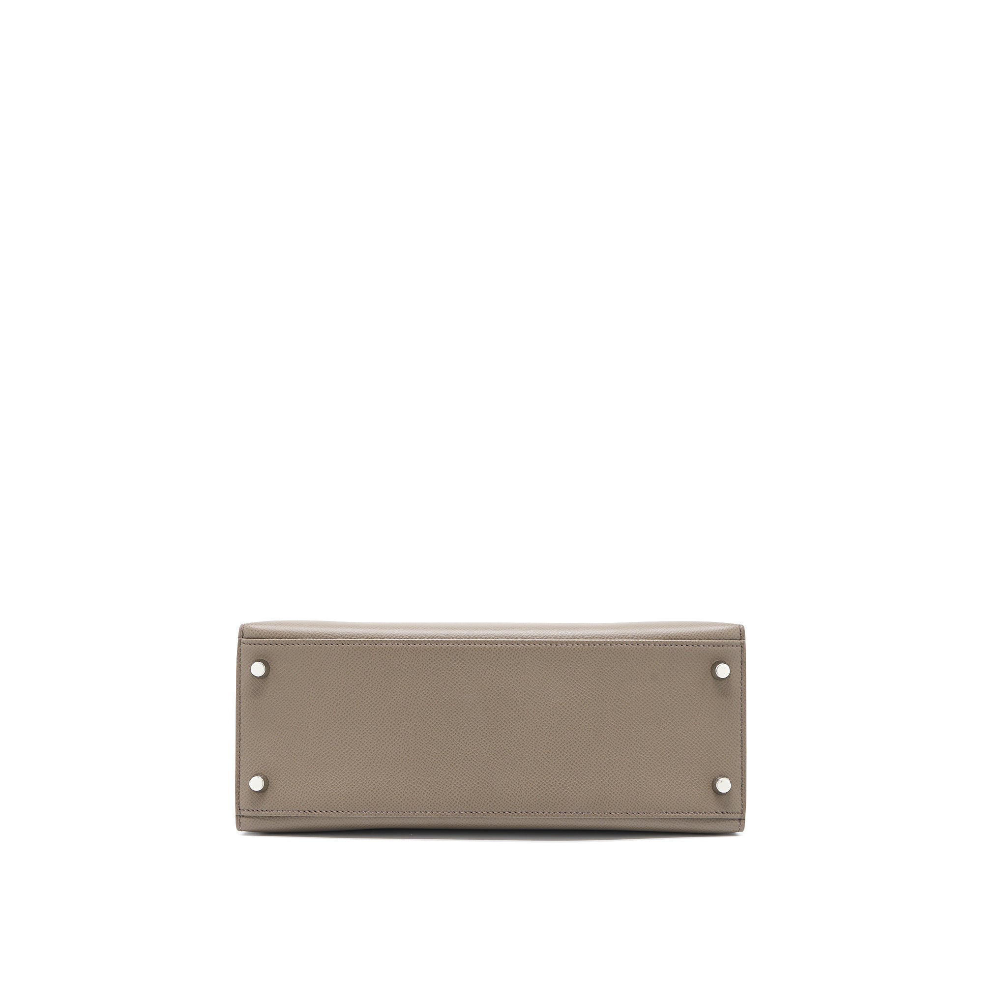Hermes Kelly 28 Epsom 8F Gris Etain SHW Stamp Z - Image 5