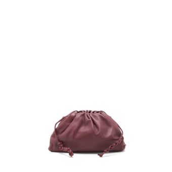 Bottega Veneta The Mini Pouch Dark Red