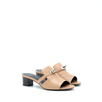 Hermes Size 39 Candy Sandal Beige SHW