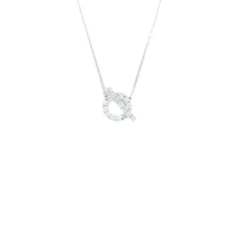 Hermes Finesse Necklace White Gold Diamonds