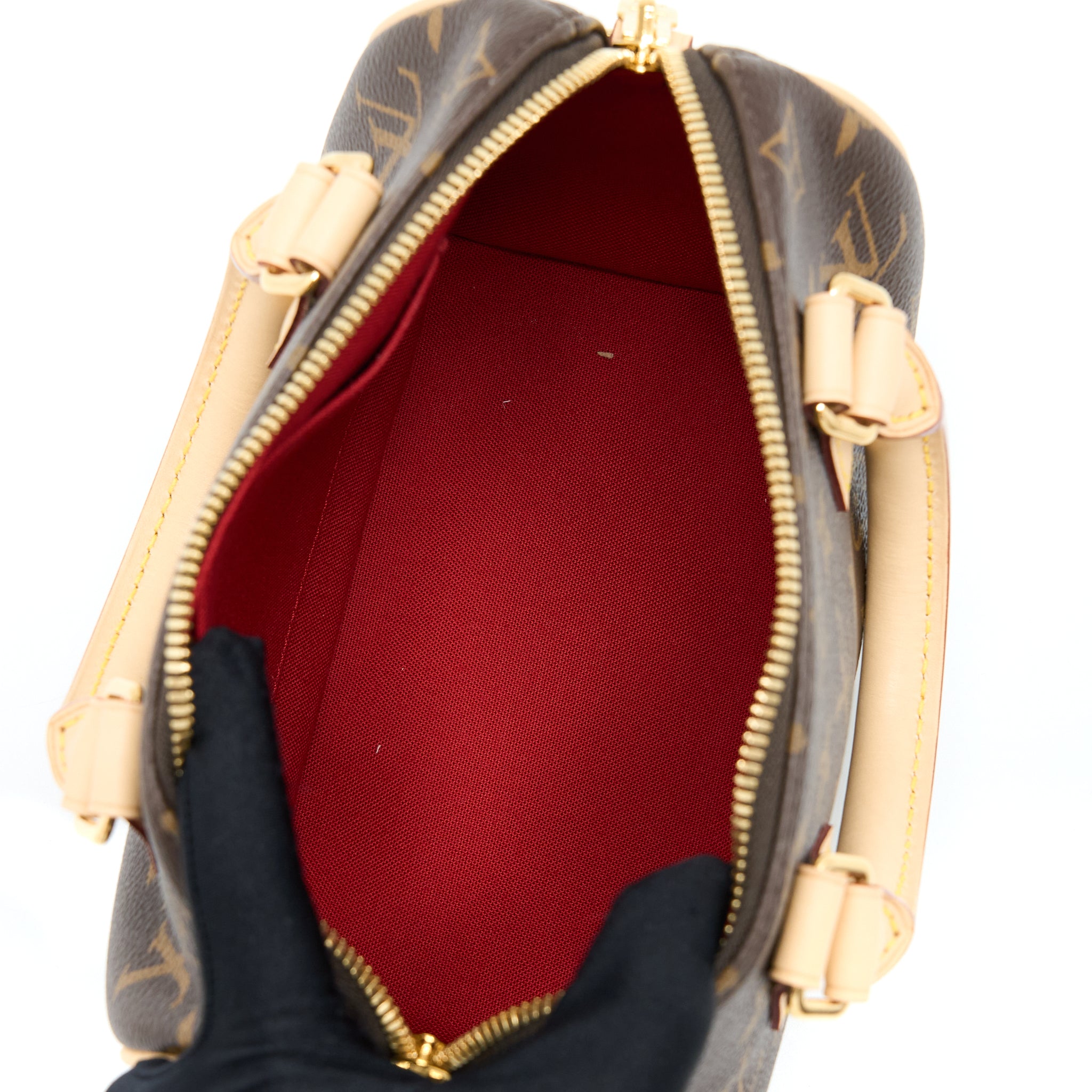 Louis Vuitton Speedy Bandouliere 20 Monogram Canvas black Strap - Image 6