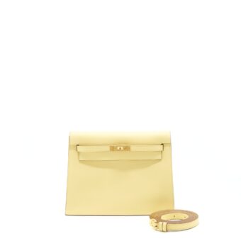 Hermes Kelly Danse Swift 1Z Jaune Poussin GHW Stamp Z