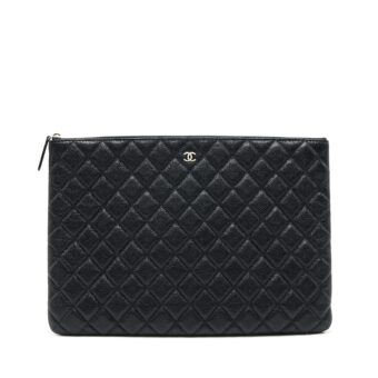 Chanel Caviar Pouch Black SHW